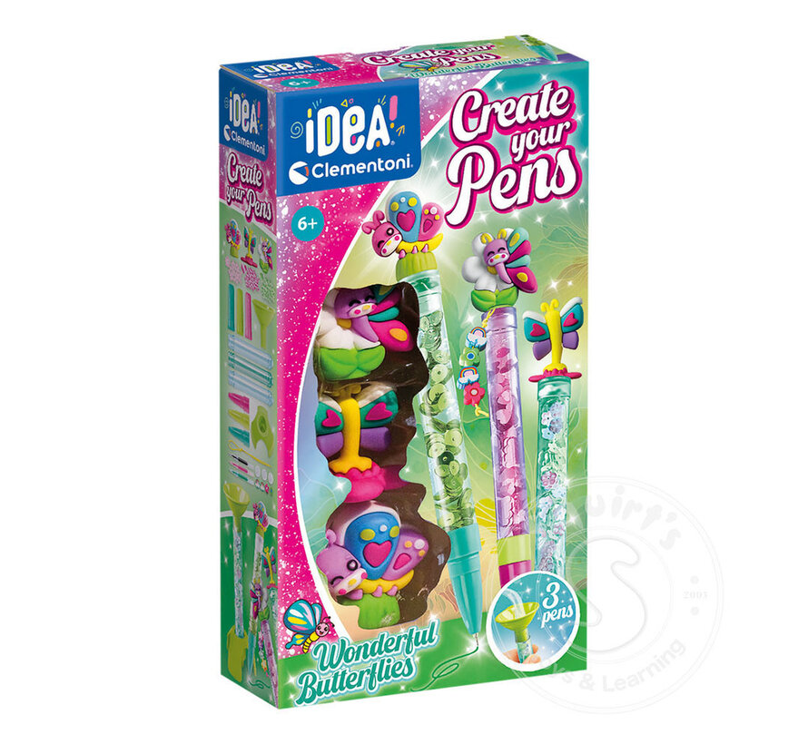 Idea: Create Your Pens - Wonderful Butterflies