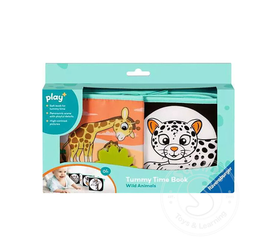 Tummy Time Book: Wild Animals