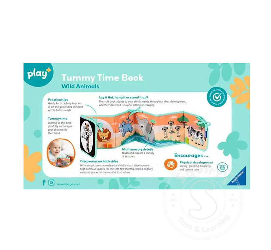 Tummy Time Book: Wild Animals
