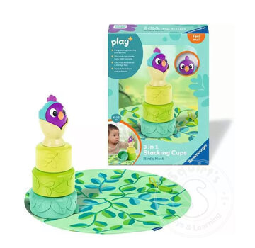 Play+ 3-in-1 Stacking Cups: Bird's Nest