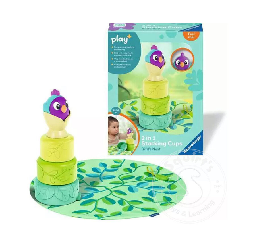 3-in-1 Stacking Cups: Bird's Nest