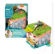 Play+ Roll & Play Sound Cube: Wild Animals