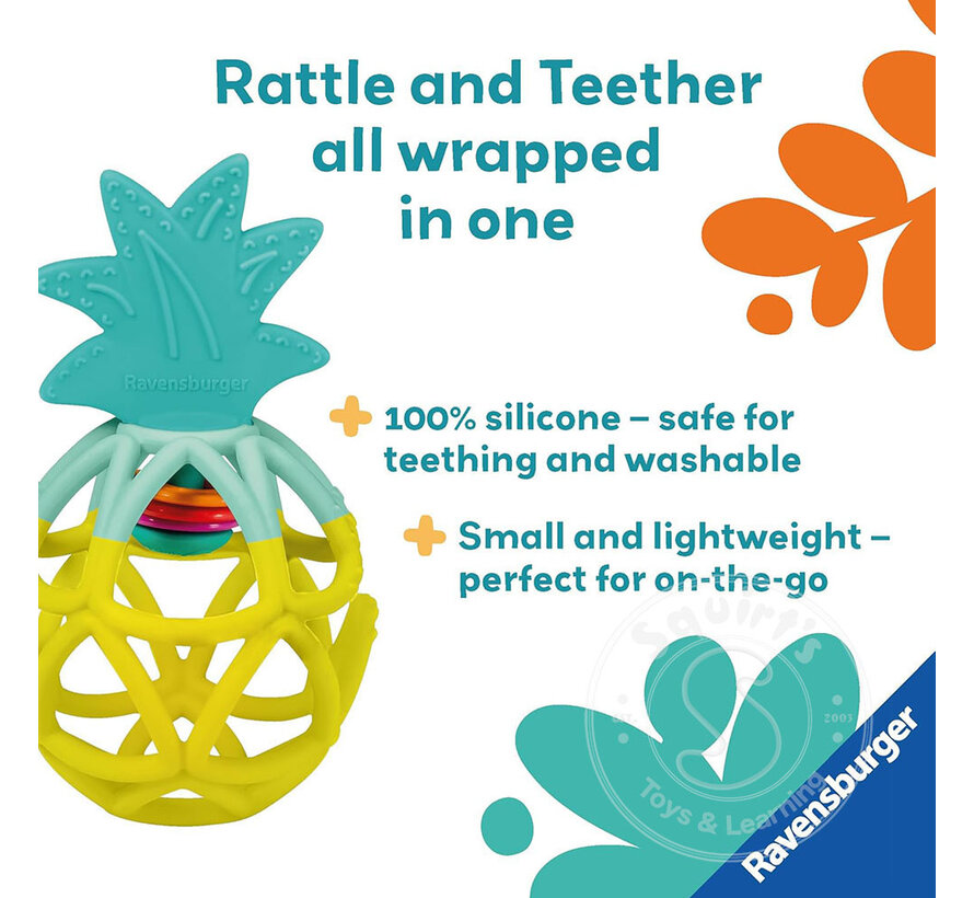 Rattle Teether: Pineapple