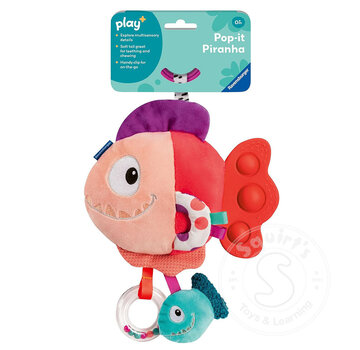 Play+ Pop-it Piranha (red)
