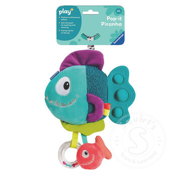 Play+ Pop-it Piranha (blue)