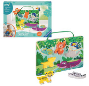Play+ Wooden Touch & Play Puzzle: Jungle