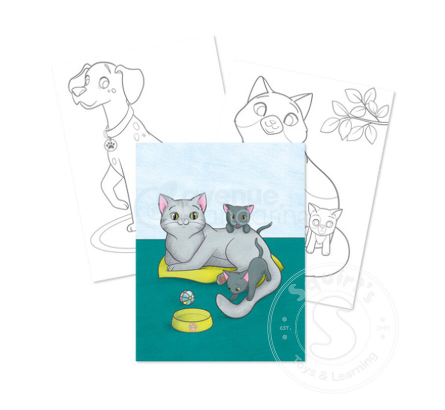 Graffy Colour - Mom and Baby Pets