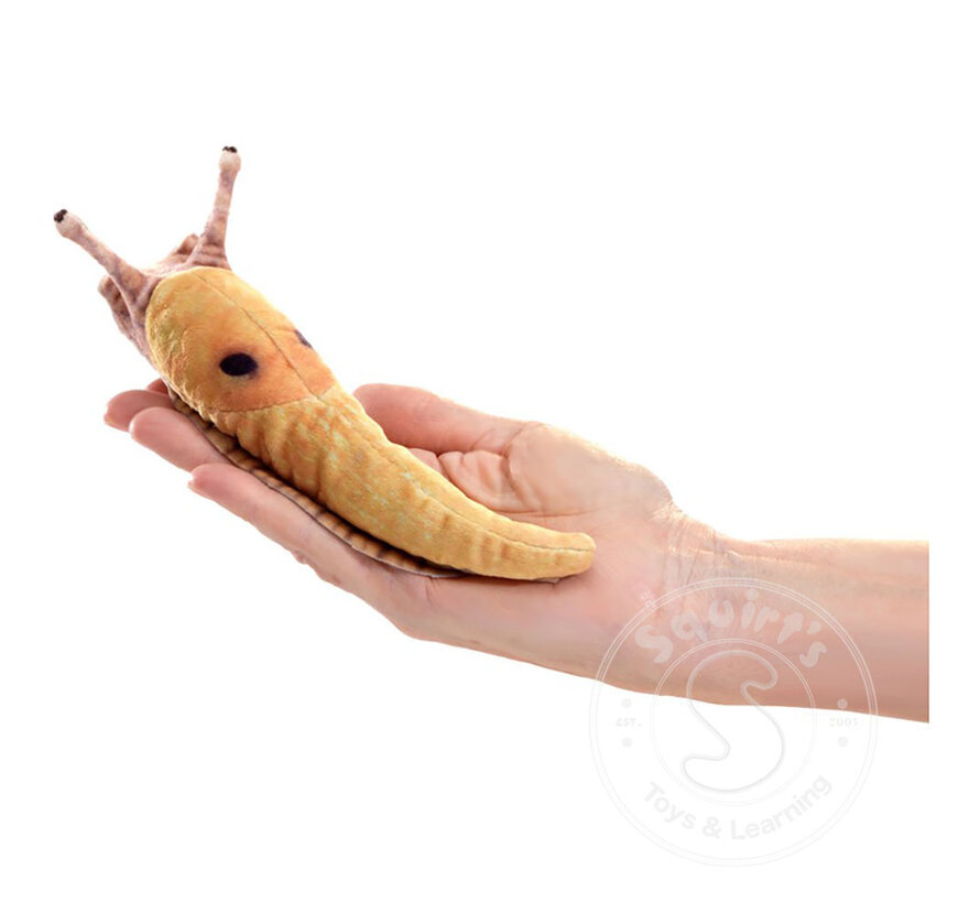 Folkmanis Mini Banana Slug Finger Puppet