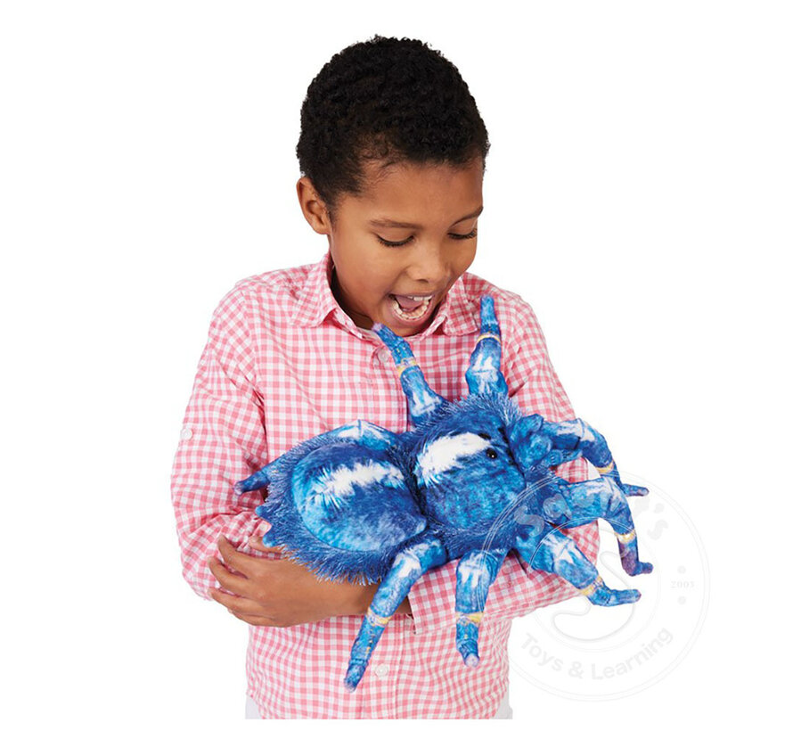 Folkmanis Blue Tarantula Puppet