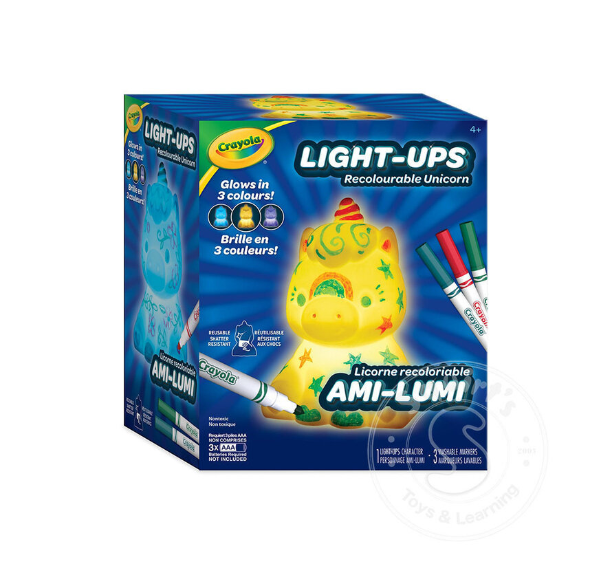 Crayola Light-Ups Recolourable Unicorn
