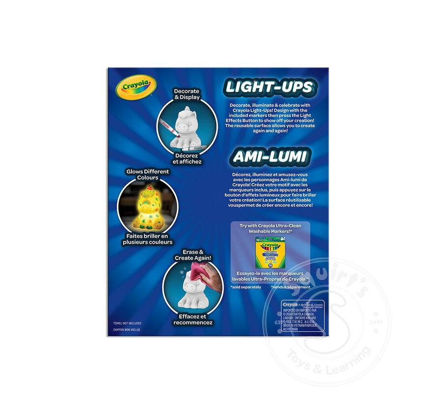 Crayola Light-Ups Recolourable Unicorn
