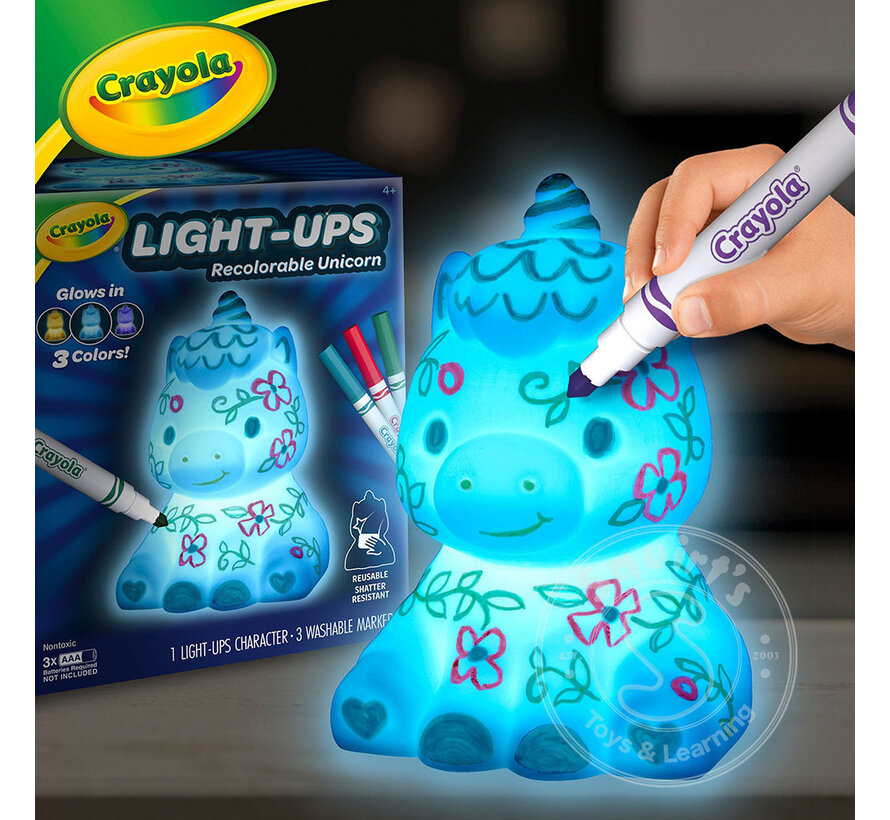 Crayola Light-Ups Recolourable Unicorn