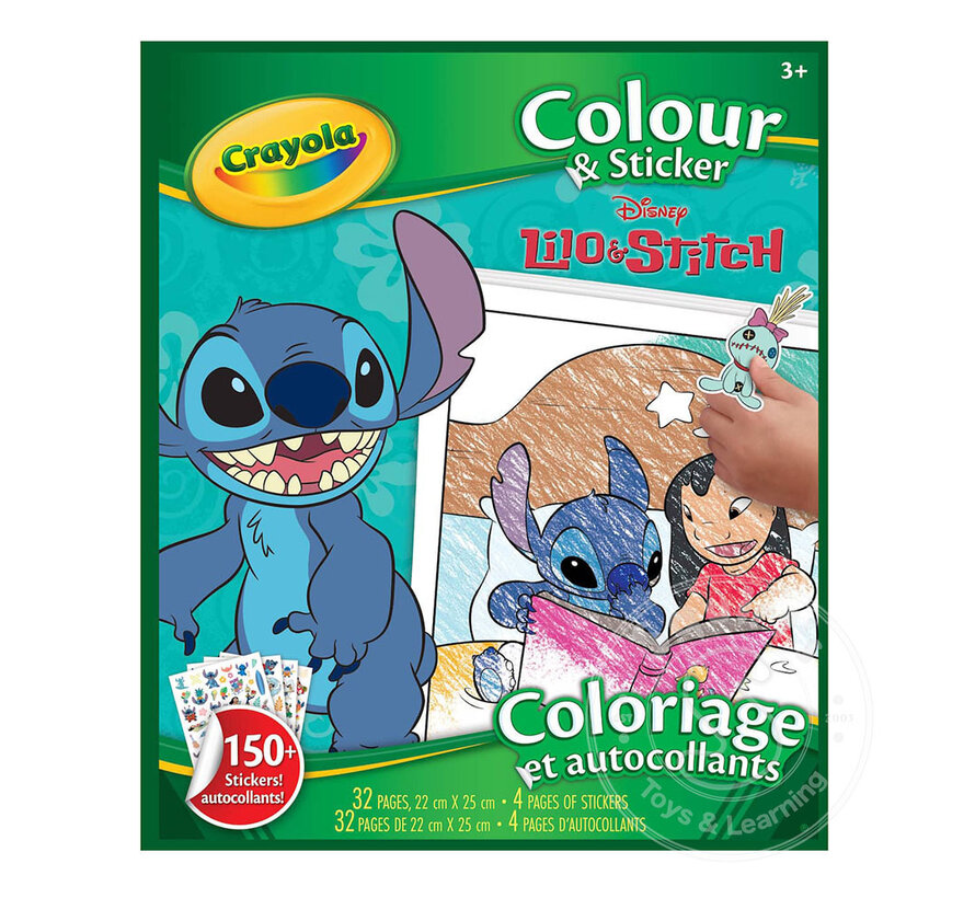 Crayola Lilo & Stitch, Colour and Sticker Pages