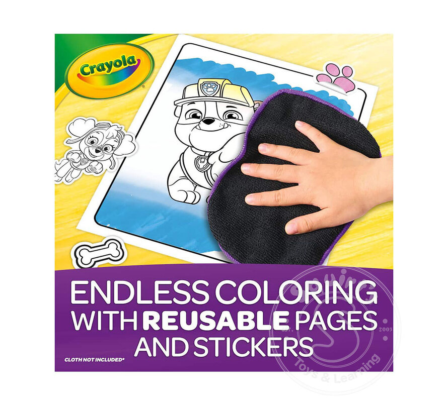 Crayola Colour & Erase Reusable Activity Pad: Paw Patrol