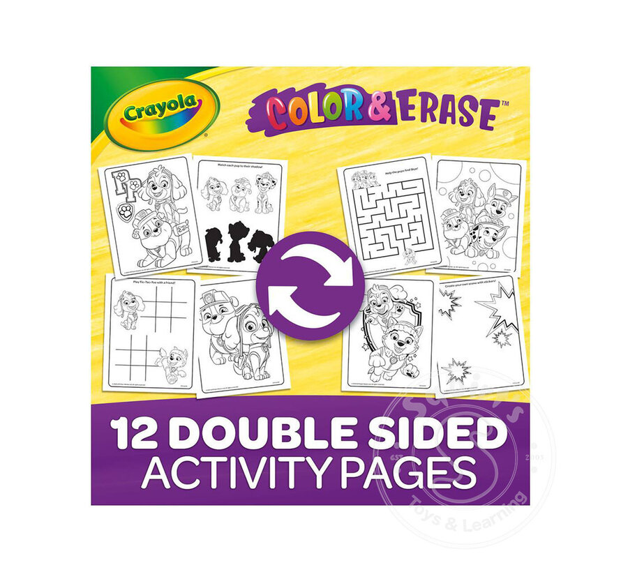 Crayola Colour & Erase Reusable Activity Pad: Paw Patrol