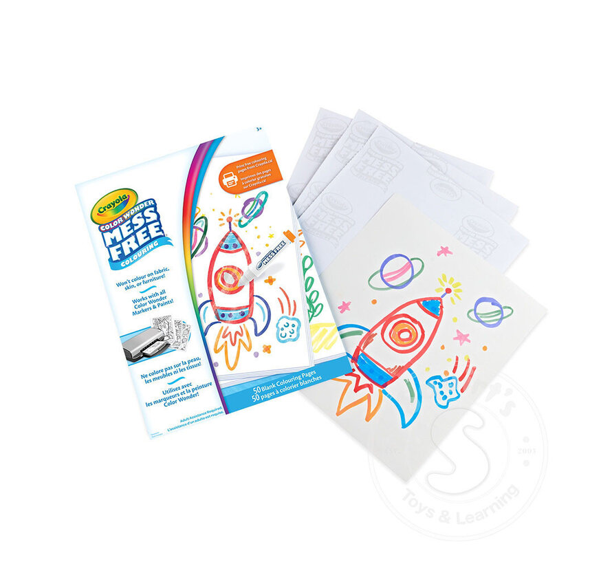 Crayola Color Wonder Mess-Free Colouring Pages, Foldalope