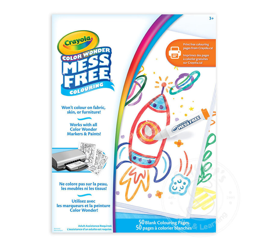 Crayola Color Wonder Mess-Free Colouring Pages, Foldalope