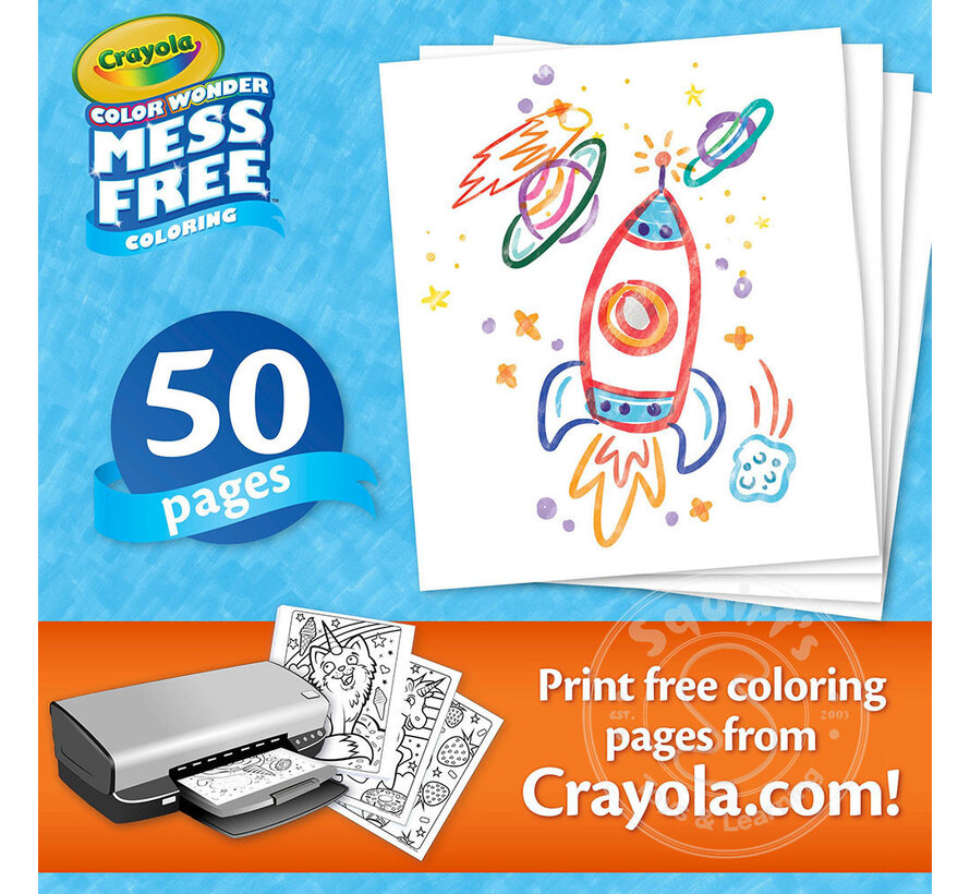 Crayola Color Wonder Mess-Free Colouring Pages, Foldalope