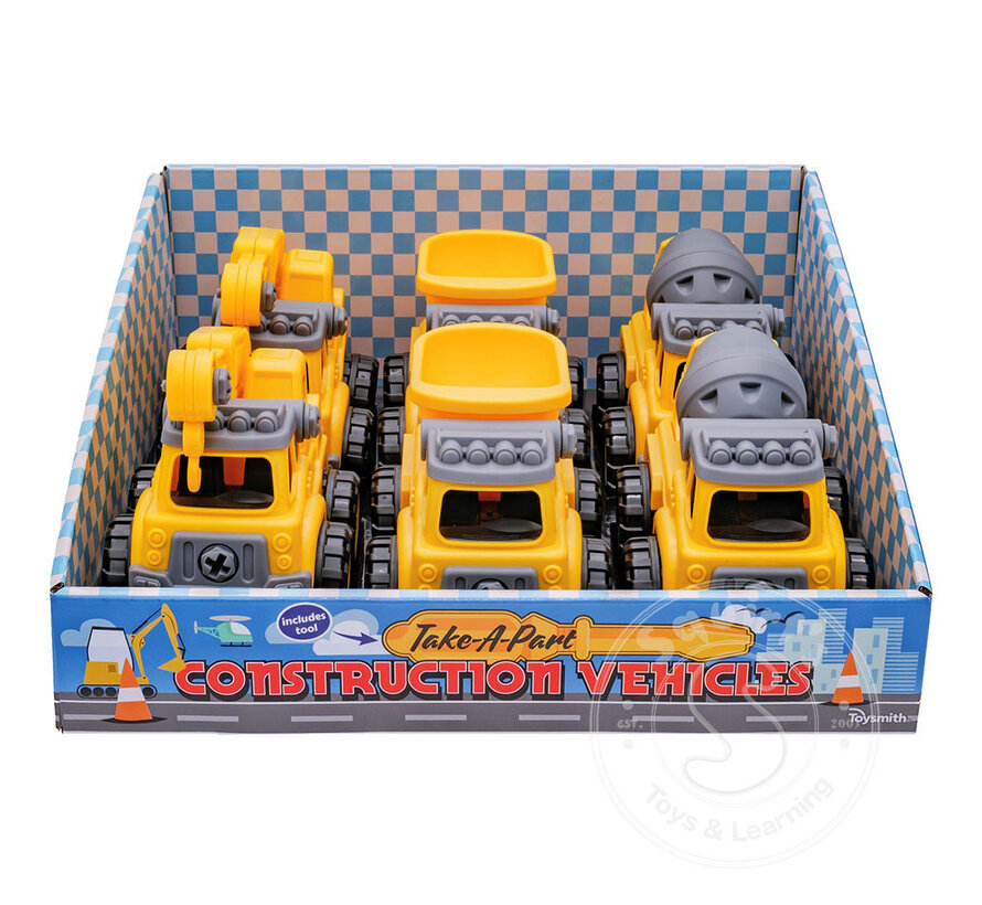 Take Apart Construction Vehicles
