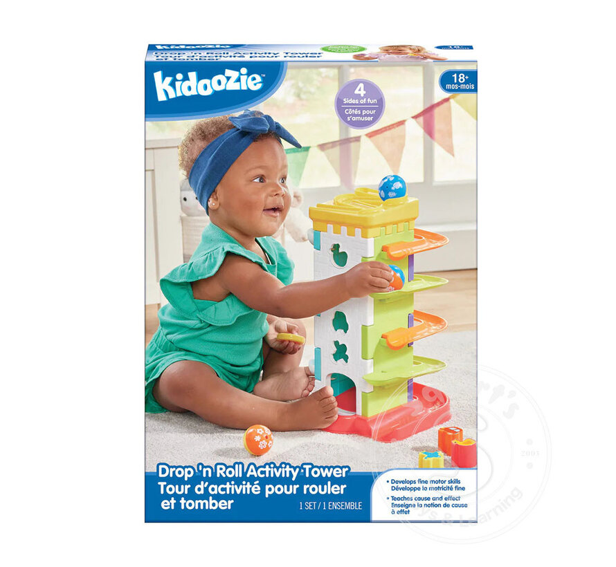 Kidoozie Drop 'n Roll Activity Tower