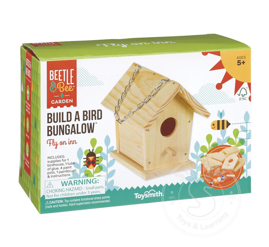 Build and Paint a Bird Bungalow