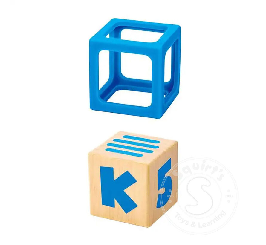 Hape Grip-n-Stack Silicone & Wood Blocks