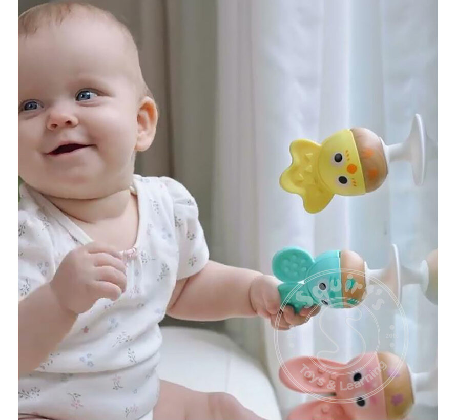 Hape Cheery Critter Rattle Trio