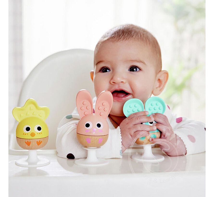 Hape Cheery Critter Rattle Trio