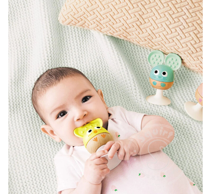 Hape Cheery Critter Rattle Trio