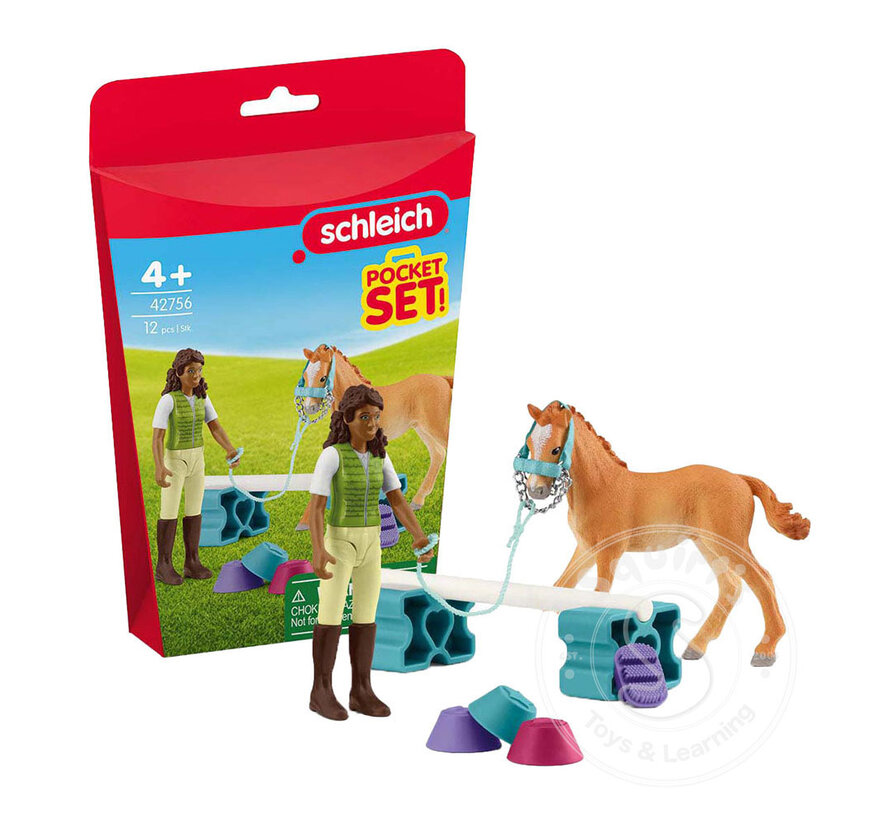 Schleich Training set for foal & Sarah