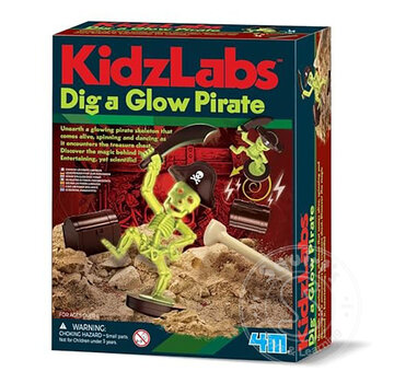 4M KidzLabs Dig-A-Glow Pirate