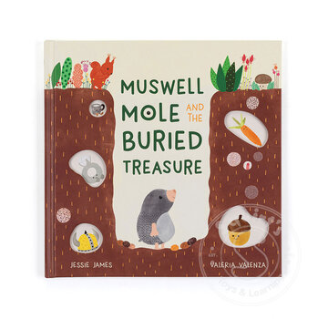 Jellycat Jellycat Muswell Mole and the Buried Treasure Book