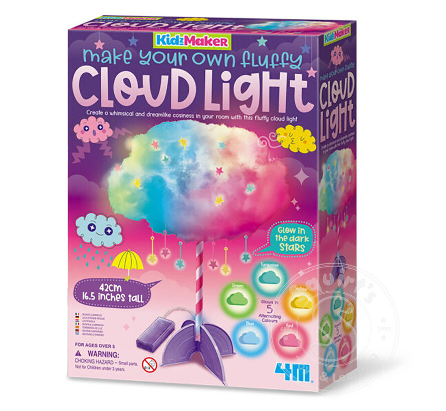 Make Your Own Fluffy Cloud Light