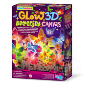4M Glow 3D Butterfly Canvas