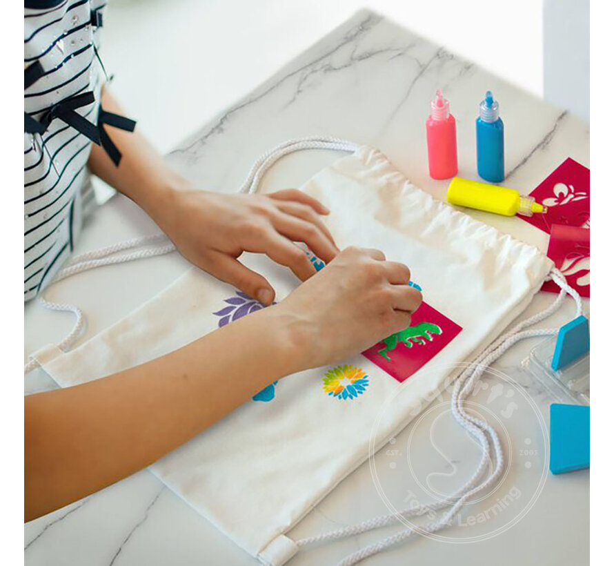 Stencil Backpack Printing