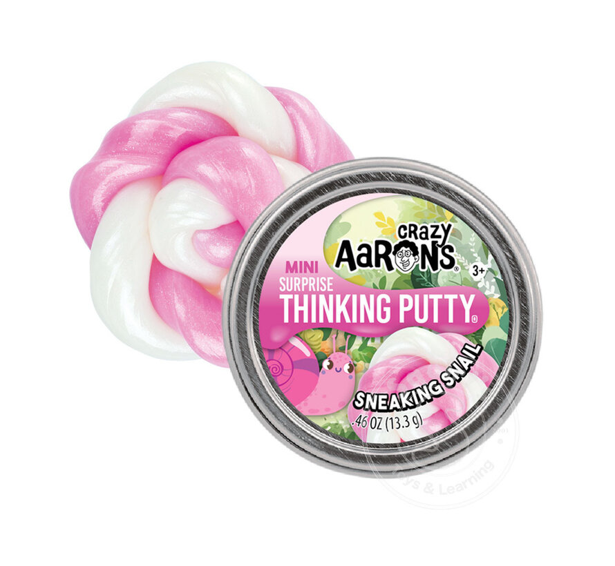 Crazy Aaron's Mini Sneaking Snail Thinking Putty