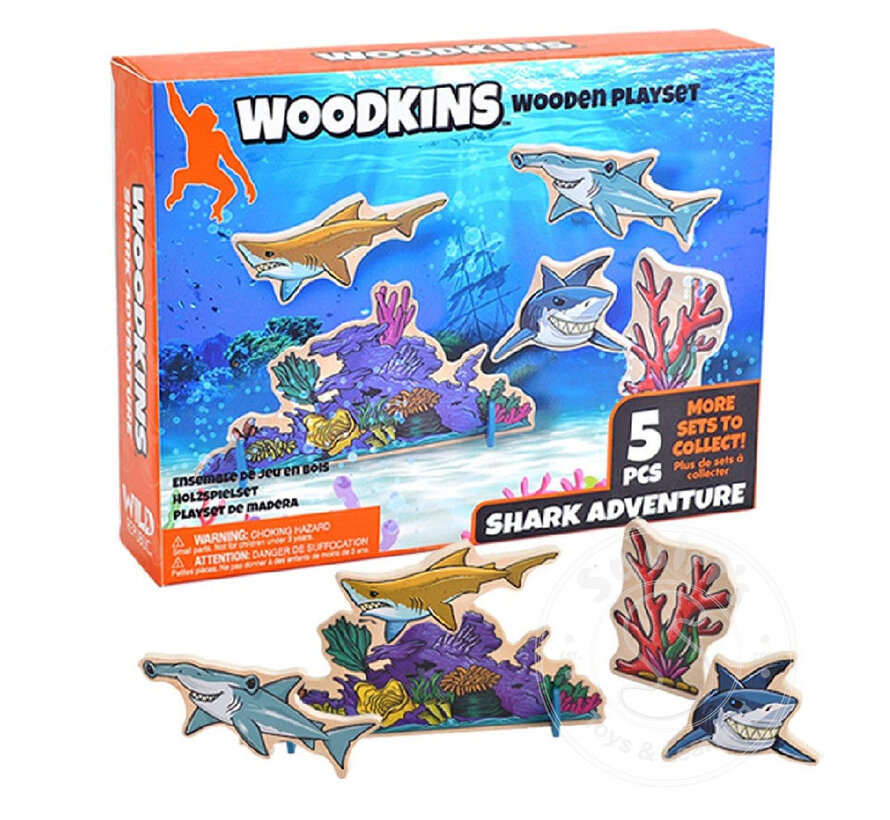 Woodkins Shark Playset