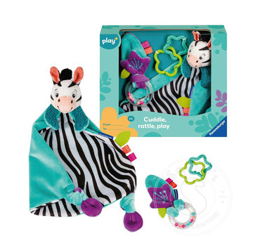 Play+ My First Snuggle Friend: Zebra