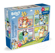 Ravensburger Ravensburger Bluey 4 in a Box 2/3/4/5 Pc Puzzle
