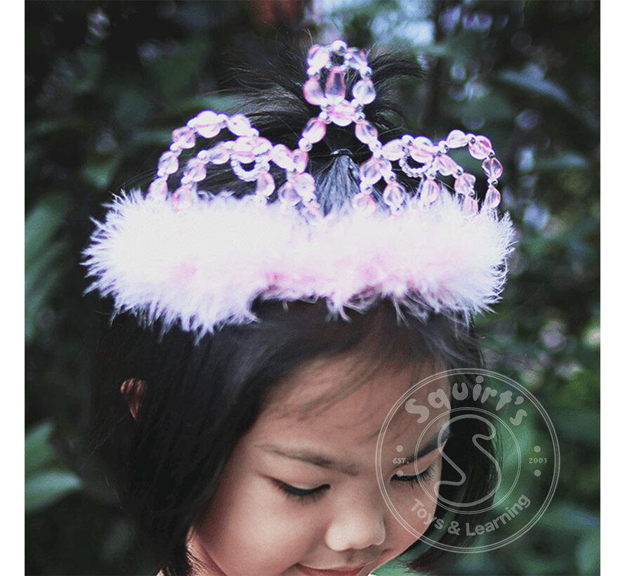 Great Pretenders Princess Tiara, Pink/Silver