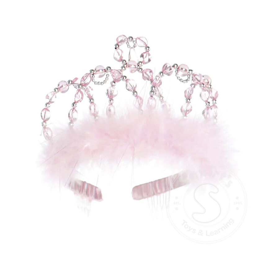 Great Pretenders Princess Tiara, Pink/Silver