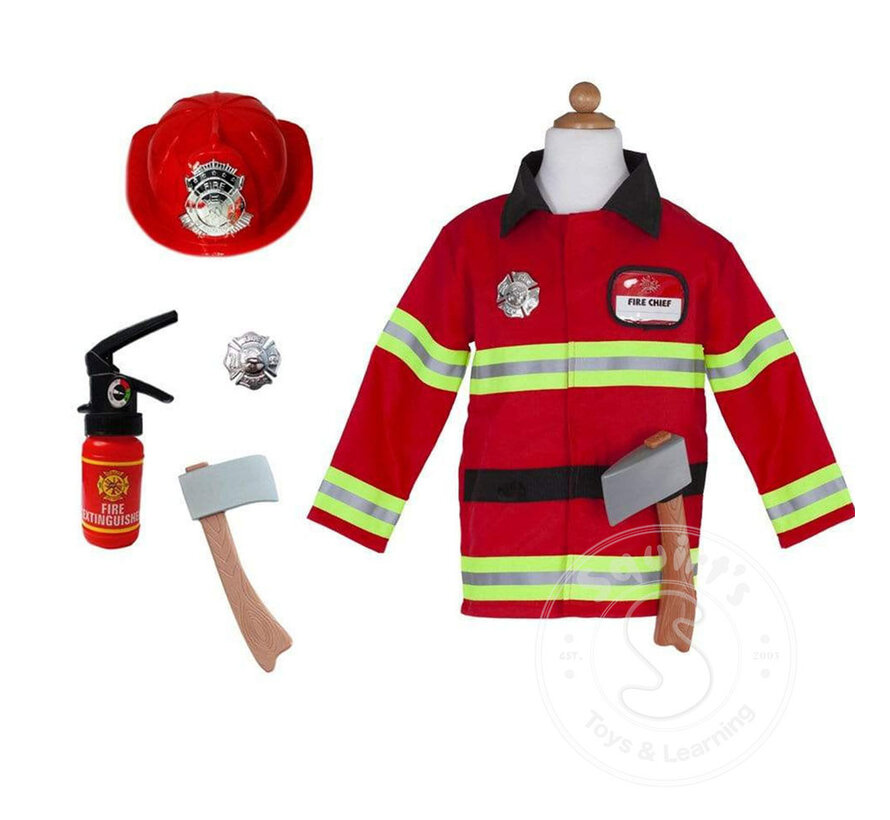 Great Pretenders Firefighter Costume (Size 3-5)
