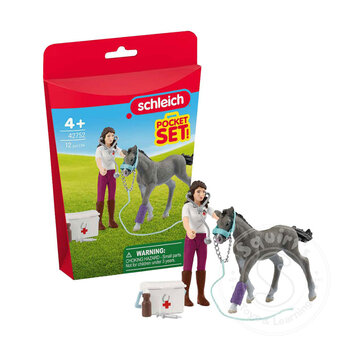Schleich Schleich Ms Kramer with foal