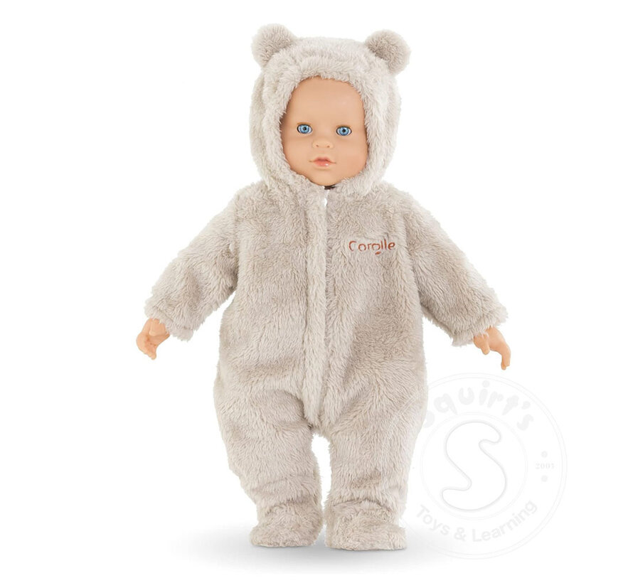 Corolle Mon Premier Bebe Bunting Teddy Bear Outfit - 12”