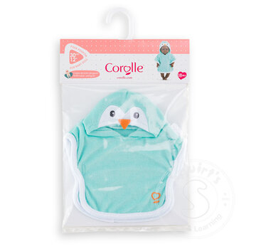 Corolle Corolle Mon Premier Bebe Bathcape - Penguin- 12”
