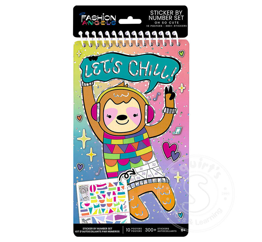 Fashion Angels - Stickers by number - Oh So Cute