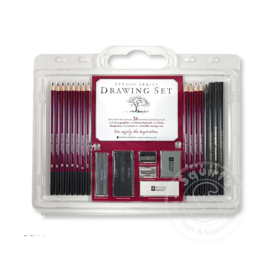 Studio Series 25-Piece Sketch & Drawing Pencil Set