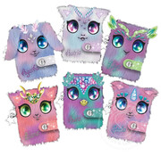 Nebulous Stars Fuzzy Mini Notebook, Assorted