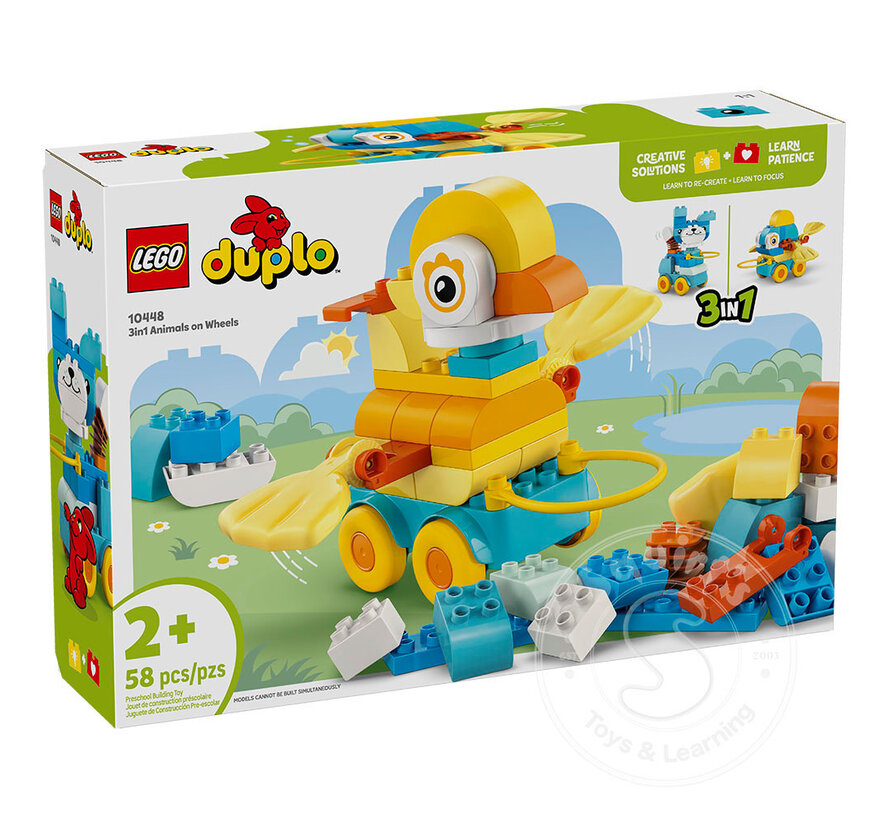 LEGO® DUPLO® 3in1 Animals on Wheels