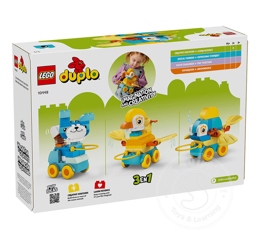 LEGO® DUPLO® 3in1 Animals on Wheels